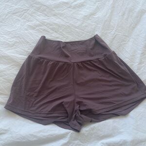 Halara Back Pocket Plus Side Hidden Pocket 2-in-1 Gym Shorts 3" × 1